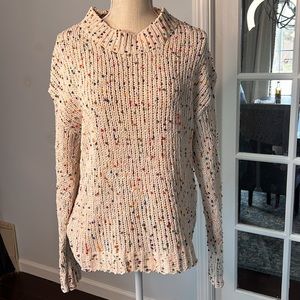 Violet Ruby sweater, cream with multicolor, XL